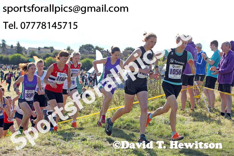 Senior womens 2019 Start Fitness Harrier League, Wrekenton, Gateshead. Photo: David T. Hewitson/Sports for All Pics